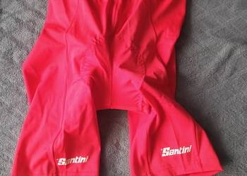 Nowe męskie spodenki rowerowe SANTINI rozmiar XXXL