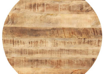 Blat stołu lite drewno mango okrągły 25-27 mm 50 cm WM-286005
