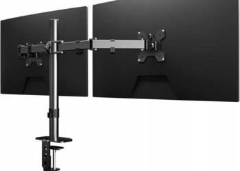 Suptek Stojak na biurko, uchwyt na biurko z podwójnym monitorem