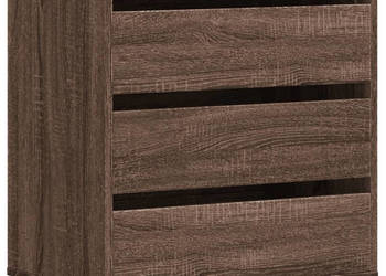 Komoda brązowy dąb 60x41x58 cm materiał drewnopochodny WM-852849