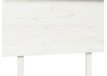 Wezgłowie łóżka białe 104x6x825 cm lite drewno sosnowe WM-819156