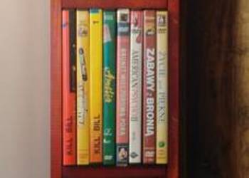 Stojak na cd narożny wiszący, dvd drewniany