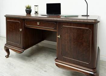 Stylowe biurko chippendale, lata 40-te. Po renowacji.