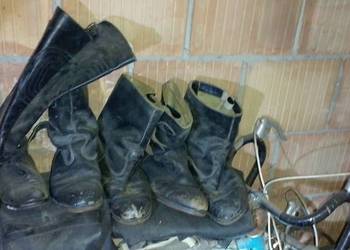 Buty stare do rekonstrukcji straz milicja zomo.klamerki PRL