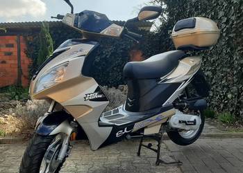 Zadbany skuter GBmotors BLADE 50/80 4t 2011r 2wł 65km/h kufer 6944km