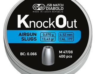 Diabolo JSB KNOCKOUT Slugs cal .4,52/500 Diabolo JSB KNOCKOUT Slugs cal .4,52/500