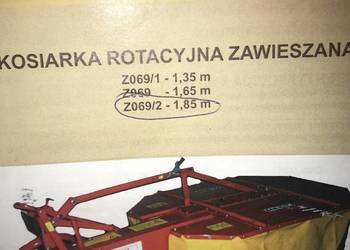 Kosiarka rotacyjna zawieszana 1,85m Hydro