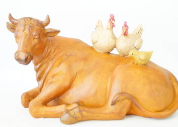 KOGUT I KURY figura dekoracyjna Farma rzeźba KOGUT I KURY figura dekoracyjna Farma rzeźba