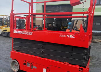 zwyżka podnośnik elektryczny MANITOU 100 SEC wysięg 10m 375mtg 2015rok