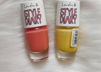 Lakiery do paznokci pastelowe Lovely Style Diary (2 pack)