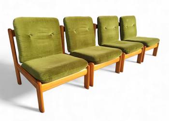 4 fotele vintage, Wilhelm Knoll, Niemcy, lata 50./60., modern retro