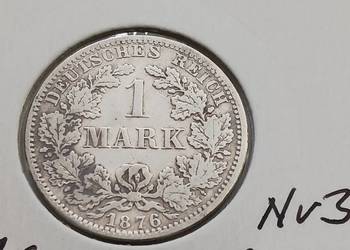 1 Marka Prusy 1876 r.- nr. 3 - mennica A