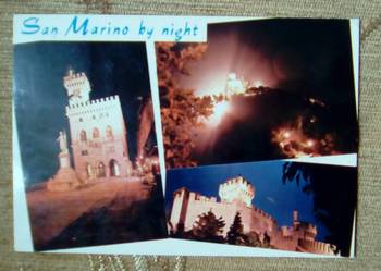 REPUBLIKA SAN MARINO - WIDOK NA TWIERDZE I WIEŻE