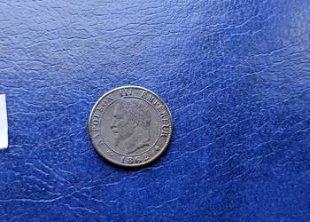 Stare monety 1 centesimo 1862 Włochy