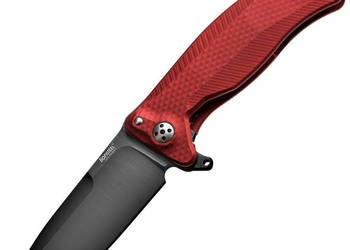 Nóż składany LionSteel SR11A Red Aluminium, Black Sleipner by Molletta (SR…
