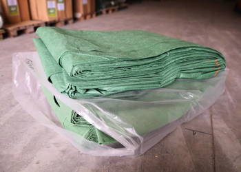 Fliz do okrywania słomy, siana, 140 g/m2, zielony, wymiar do wyboru