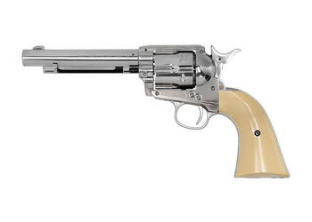 Rewolwer wiatrówka Colt SAA .45-5,5" nikiel 4,5 mm Diabolo CO2