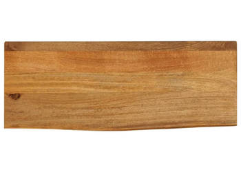 Blat stołu z naturalną krawędzią 70x20x25 cm drewno mango WM-370513