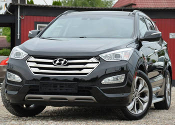Hyundai Santa Fe Czarne 2.2CRDI 197KM Serwis Panorama Skóra Navi Bi-xenon …