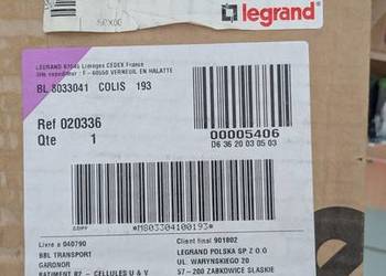 Osłona metalowa maskownica Legrand XL³ 400 020336 – NOWA, Fabryczna