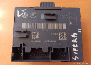 Moduł/sterownik drzwi lewy tył 7N0959795 Skoda