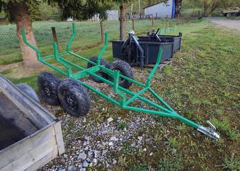Przyczepa do quada profil 4 mm. Tandem ładowność 800kg