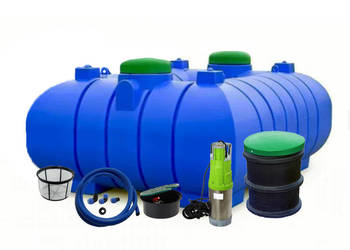 ZBIORNIK NA DESZCZÓWKĘ 5000L Zestaw Pompa Filtr Nadstawka