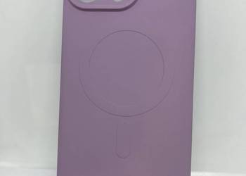 Etui Mercury MagSafe Silicone Mikrofibra - iPhone 15 Pro Max - fiolet
