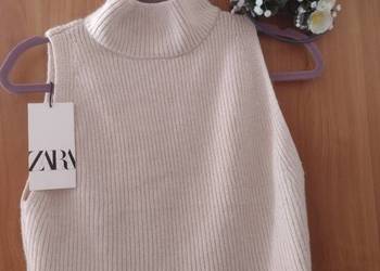 (40/L) ZARA/ Dzianinowa bluzka / sweter / półgolf z Madrytu/ jak NOWY (40/L) ZARA/ Dzianinowa bluzka / sweter / półgolf z Madrytu/ jak NOWY