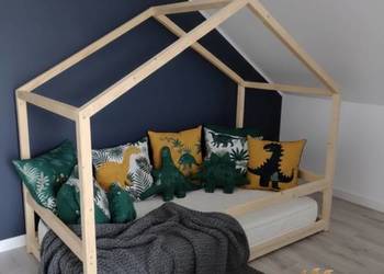 Łóżko "DOMEK" 180×80cm. DUŻE!