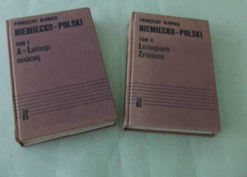 Podręczny słownik niemiecko - polski Tom 1 + 2  Chodera