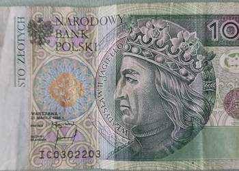 100 zł Władysław Jagiełło I.C.0.3.0.2.2.0.3 100 zł Władysław Jagiełło I.C.0.3.0.2.2.0.3