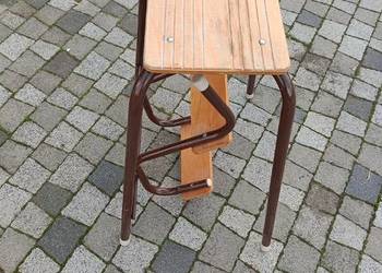 Taboret kuchenny, drabinka, składany, używany