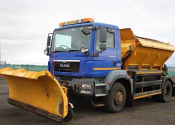 MAN TGM 18.340 4x4 piaskarka solarka pług 2013 manual euro5
