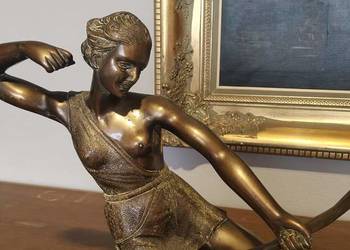 Figura z brązu Diana Bogini Myśliwych