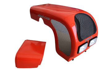 Maska maski URSUS C 330 C-330 z nakładką wiśniowa