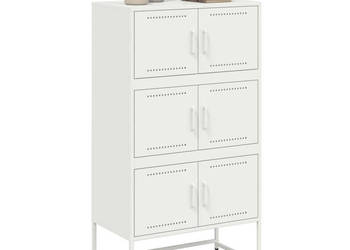 Szafka biała 685x385x1235 cm stal WM-846493