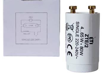 Starter do świetlówek, zapłonnik ZTE/2 4…65W, 80W - opak. 25