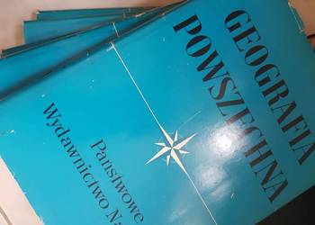 Geografia Powszechna Tom I-V 1967 PWN unikat