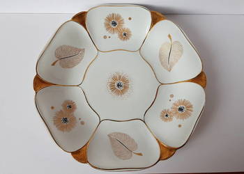 Stara, sygnowana porcelanowa patera / talerz (ok. 30 cm) Ilmenau, porcelana