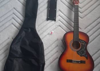 Nowa gitara klasyczna 7/8 i akcesoria