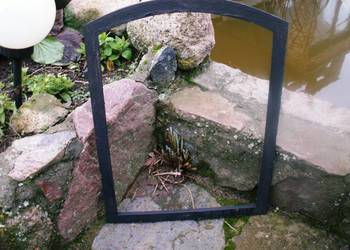 Stare okno, lustro dekoracja wnętrz, altana aranżacja 57x42