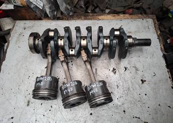 BMW E46 2,0 D M47 wał korbowy tłok korbowód