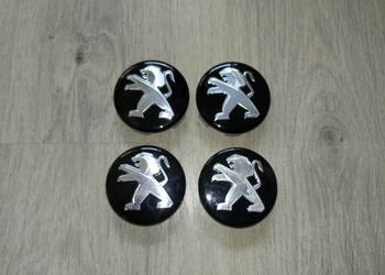 Dekielki Peugeot 9672558477 60/58 mm.Czarne