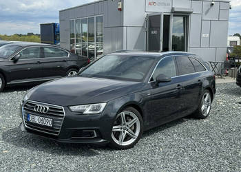 Audi A4 2.0 TDI 190KM Quattro S-Tronic 2018r, S-Line, ACC, kamera B9 (2015…
