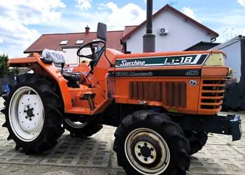 Traktor japoński Kubota Sunshine L1-18;moc 18KM napęd 4x4, rewers stan bdb