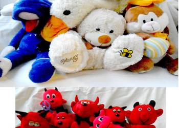 Zestaw maskotek Gęś Diabeł Misio także Nowe