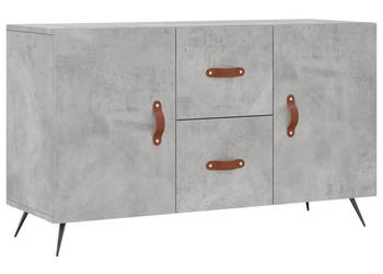 Komoda szarość betonu 100x36x60 cm materiał drewnopochodny WM-828144