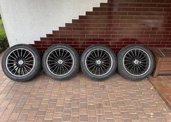 Koła Alufelgi Mercedes Audi VW Seat Zimowe  5x112 18” 245/45 prawie nowe Koła Alufelgi Mercedes Audi VW Seat Zimowe  5x112 18” 245/45 prawie nowe