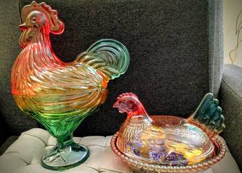 Szklany kogut i kurka